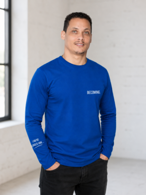 men longsleeve royal Becoming Him | Premium Long Sleeve T-Shirt